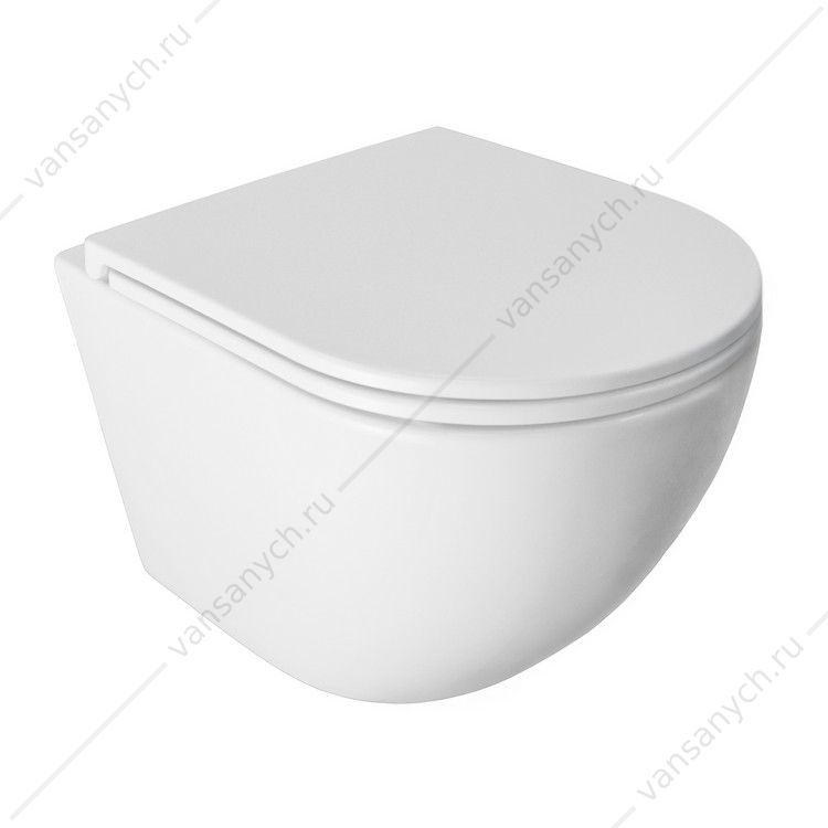 00096712 Унитаз безободковый смыв скрытое ТОРНАДО с сидением микролифт, быстросъем Azario PRO подвесной PRO-0001 UQ3 AZARIO (Россия/Китай) купить в Тюмени (Ван Саныч™)